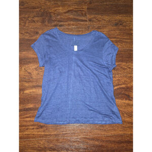 Sigrid Olsen 100% Linen short sleeve shirt size small